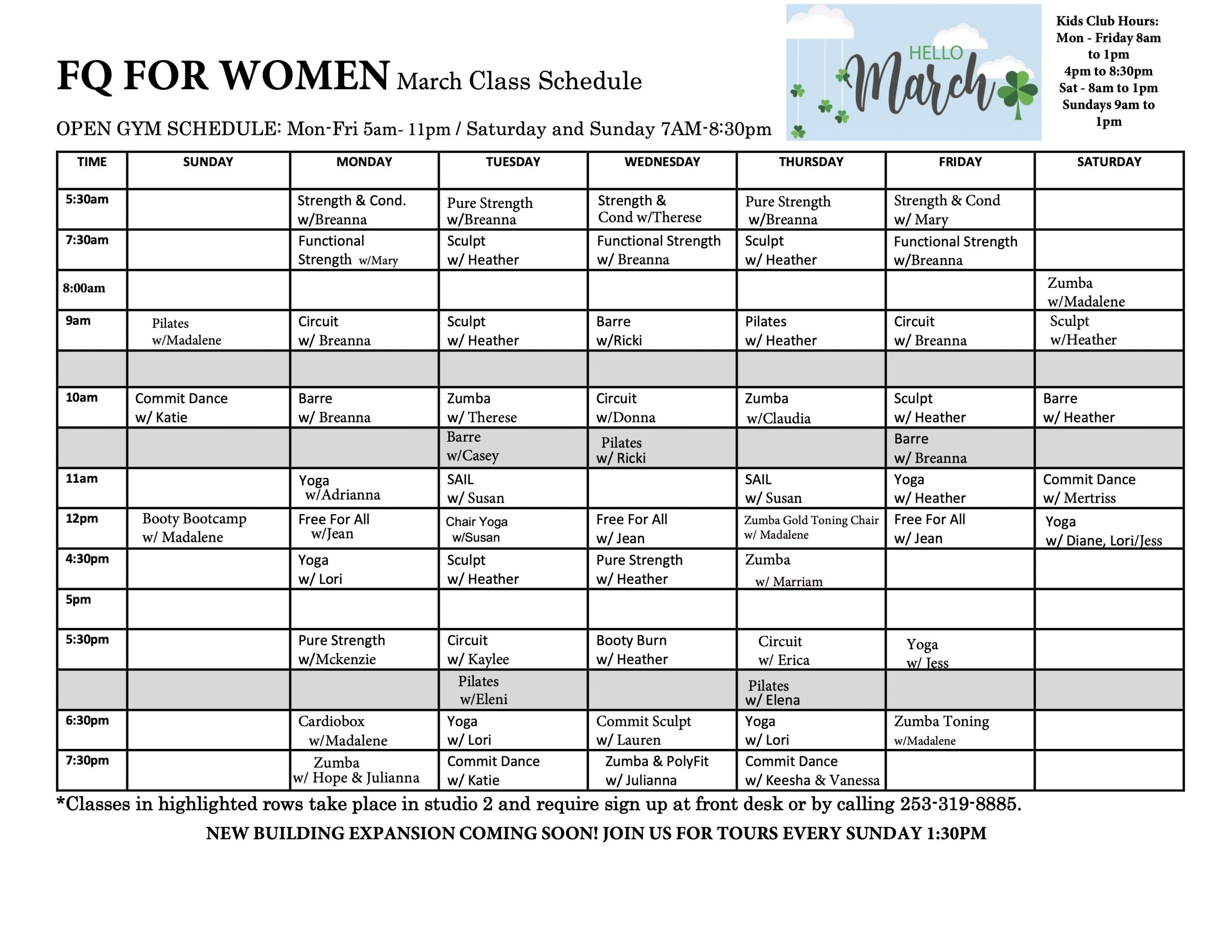 Tacoma Group Fitness For Women